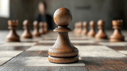 Wearing glasses, a young chess enthusiast is playing a strategic game against an older youngster
