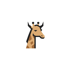 Fototapeta premium Giraffe Vector Logo Design