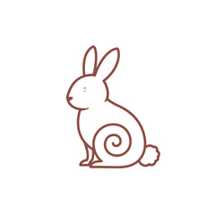 Obraz premium Rabbit Vector Logo Design