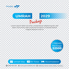 Hajj Umrah Ads posts Travel tour template  Instagram mecca Islamic social media story template promo