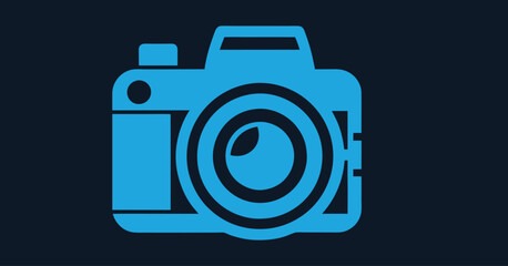 camera icon set, photo camera in flat style, photography icon, vector illustration