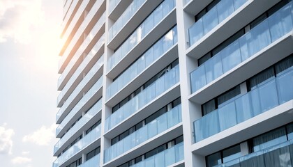 Fototapeta premium An apartment building.