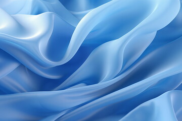 Fototapeta premium Soft Blue Abstract Waves – Elegant Flowing Digital Art with Gentle Motion and Minimalist Aesthetic for a Serene and Modern Background