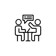 Discussion chat or conversation icon