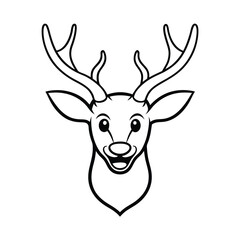 deer head vector