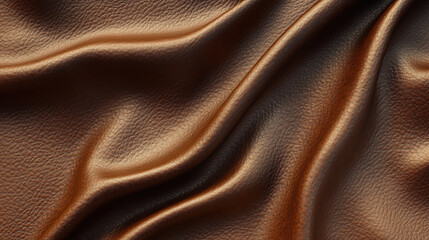 Naklejka premium Rich Brown Textured Leather Background