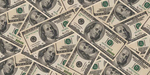 American cash banknotes money copy space 