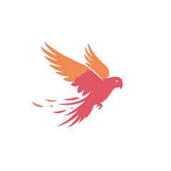 Obraz premium Parrot Vector Logo Design