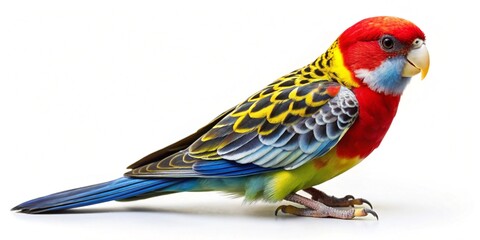 Obraz premium western rosella parrot isolated on white background