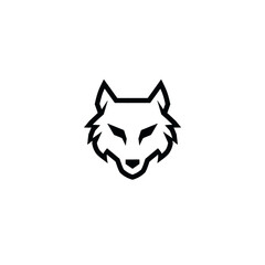 Fototapeta premium Wolf Vector Logo Design