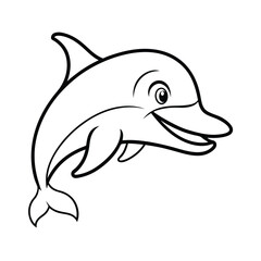 Obraz premium dolphin vector illustration