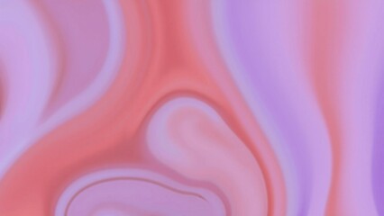 Abstract Swirling Pastel Pink and Purple Fluid Background