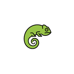Chameleon Vector Logo Design