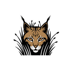 Lynx Cat Vector Logo Design