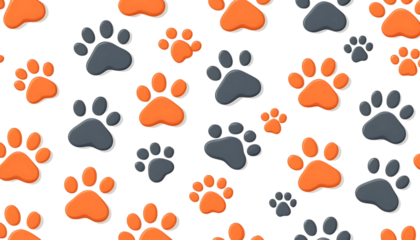 Cartoon pet paws png
