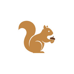 Squirrel Vector Logo Design