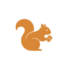Squirrel Vector Logo Design