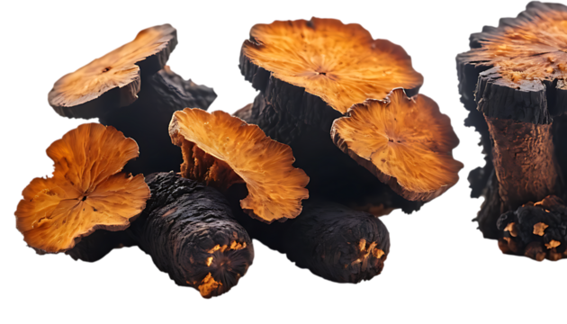 Chaga healthy mushroom supports overall wellness