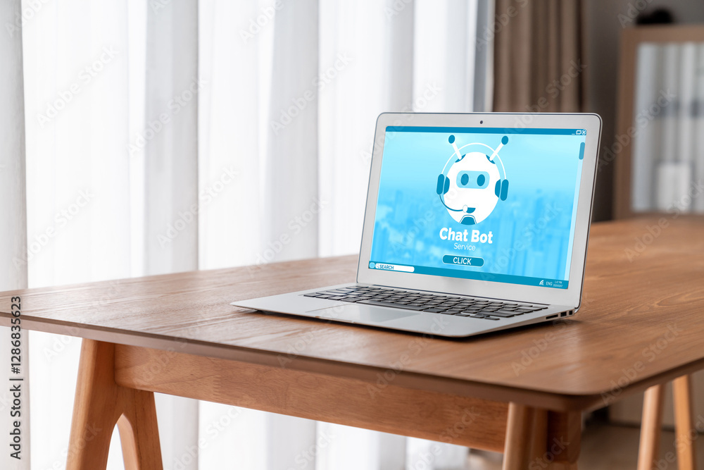 Poster chatbot software application for modish online business that automatically reply to customer questio