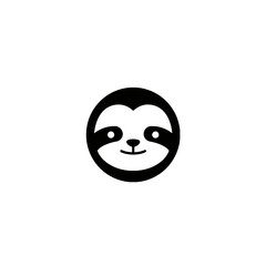 Fototapeta premium Sloth Vector Logo Design