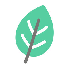 Leaf Icon Vector Art Illustration Design for Nature, Environment, and Organic Concepts