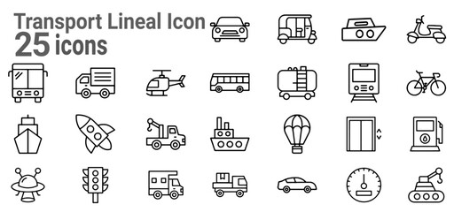 Transport  icons