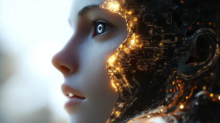 Artificial intelligence in humanoid head