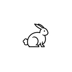 Obraz premium Bunny Vector Logo Design