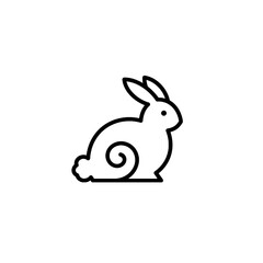 Fototapeta premium Bunny Vector Logo Design