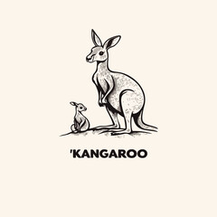 . The text below the kangaroo reads, 