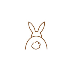 Obraz premium Bunny Vector Logo Design