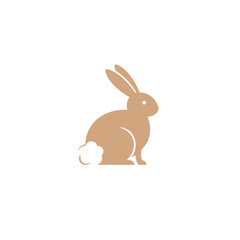 Fototapeta premium Bunny Vector Logo Design