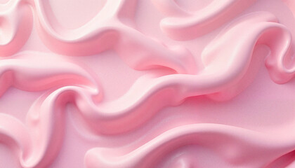 Obraz premium Silky pink waves of soft texture, soothing tranquility