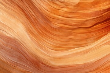 Obraz premium Striking layers of orange sandstone displaying natural patterns in a remote desert location during daylight