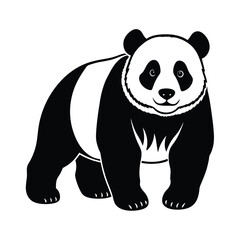 Fototapeta premium vector illustration of a panda