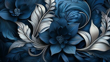 Abstract botanical background