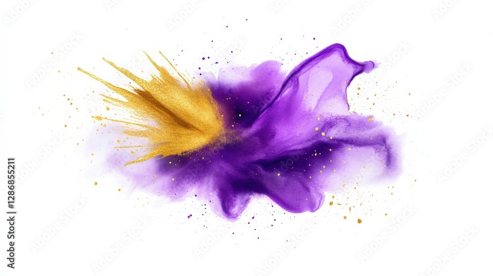 Poster dynamic color explosion studio abstract art creative environment close-up view visual impact for art