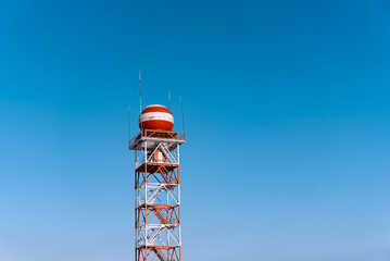 The Doppler meteorological radar is designed to provide meteorological information about clouds, precipitation and related weather phenomena.