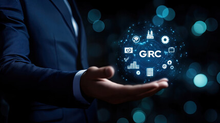 Fototapeta premium GRC Governance, Risk, and Compliance A Holistic Approach to Business
