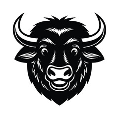 Fototapeta premium bull head vector