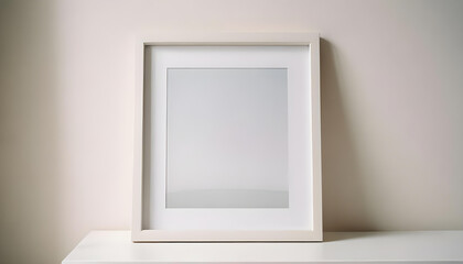 Minimalist Scandinavian pastel tone photo frame. Minimal photo frame for mock up. Clean and simple style home decoration. pink and blue color tone. Aesthetic interior design. relax and chill. key up. 