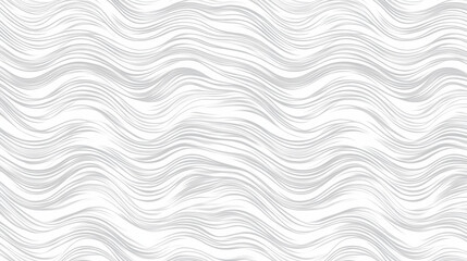 Abstract seamless pattern with dynamic waves and flowing curves in soft gray tones, creating sleek and modern texture for backgrounds or designs