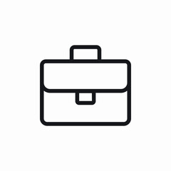 briefcase folder icon sign vector