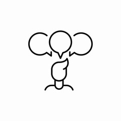 customer agent service icon sign vector