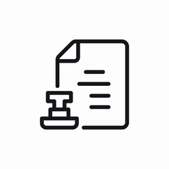 file stamp icon sign vector