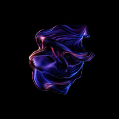 Fluid abstract shape