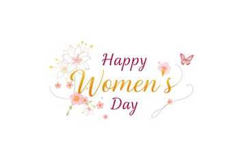 Obraz premium Elegant Women’s Day Floral Greeting