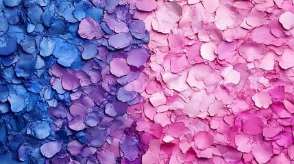 Obraz premium Pastel Flower Petal Gradient: A Colorful Digital Illustration AI Generated