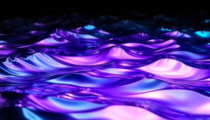 metallic waves background