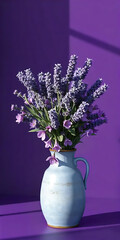 lavender flowers in a vase